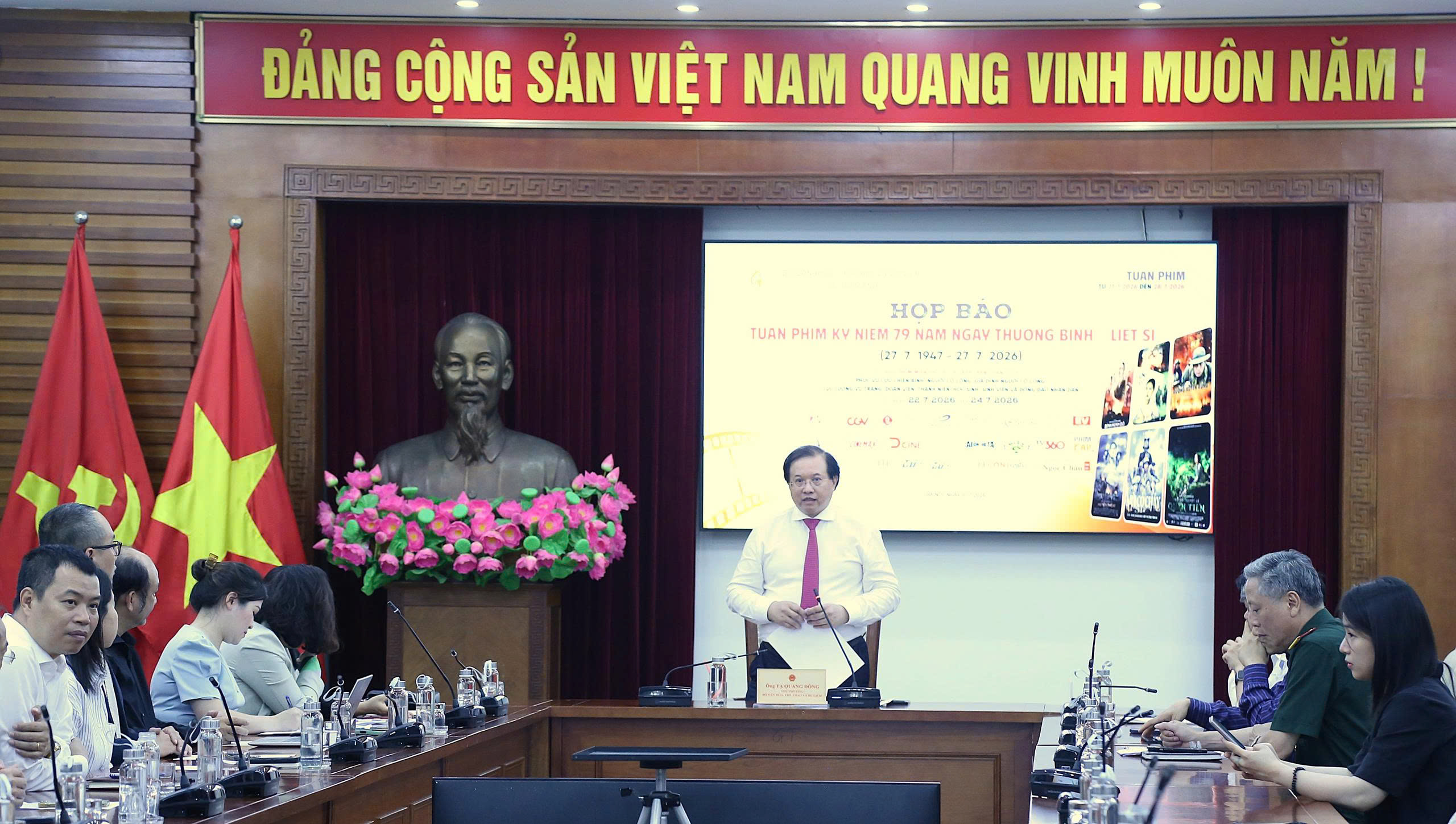 Tuần phim Kỷ niệm 79 năm ngày Thương binh - liệt sĩ: lan tỏa đạo lý “uống nước nhớ nguồn” qua điện ảnh