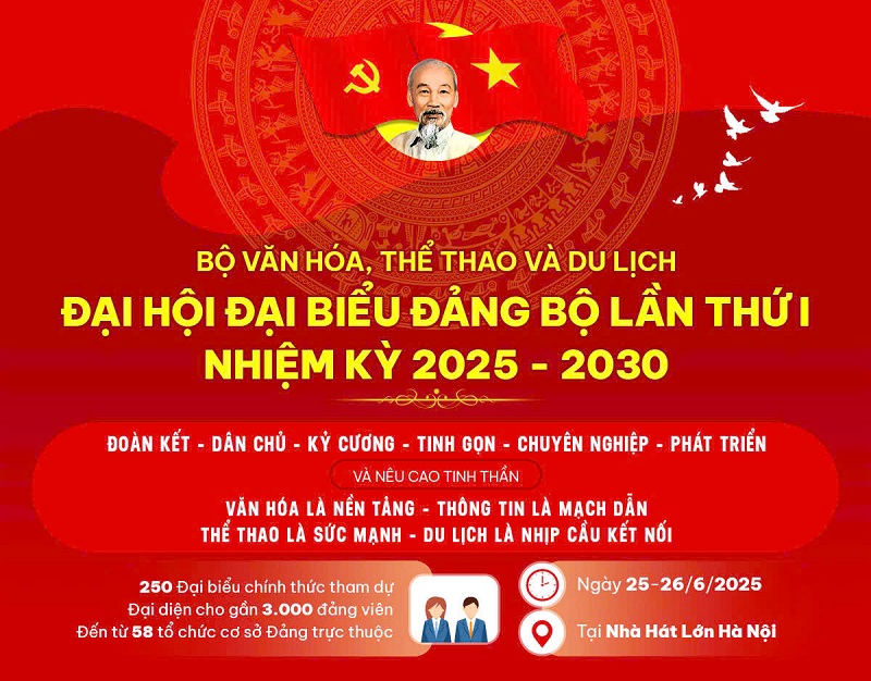 Tuyên truyền về Đại hội đại biểu Đảng bộ lần thứ I nhiệm kỳ 2025-2030